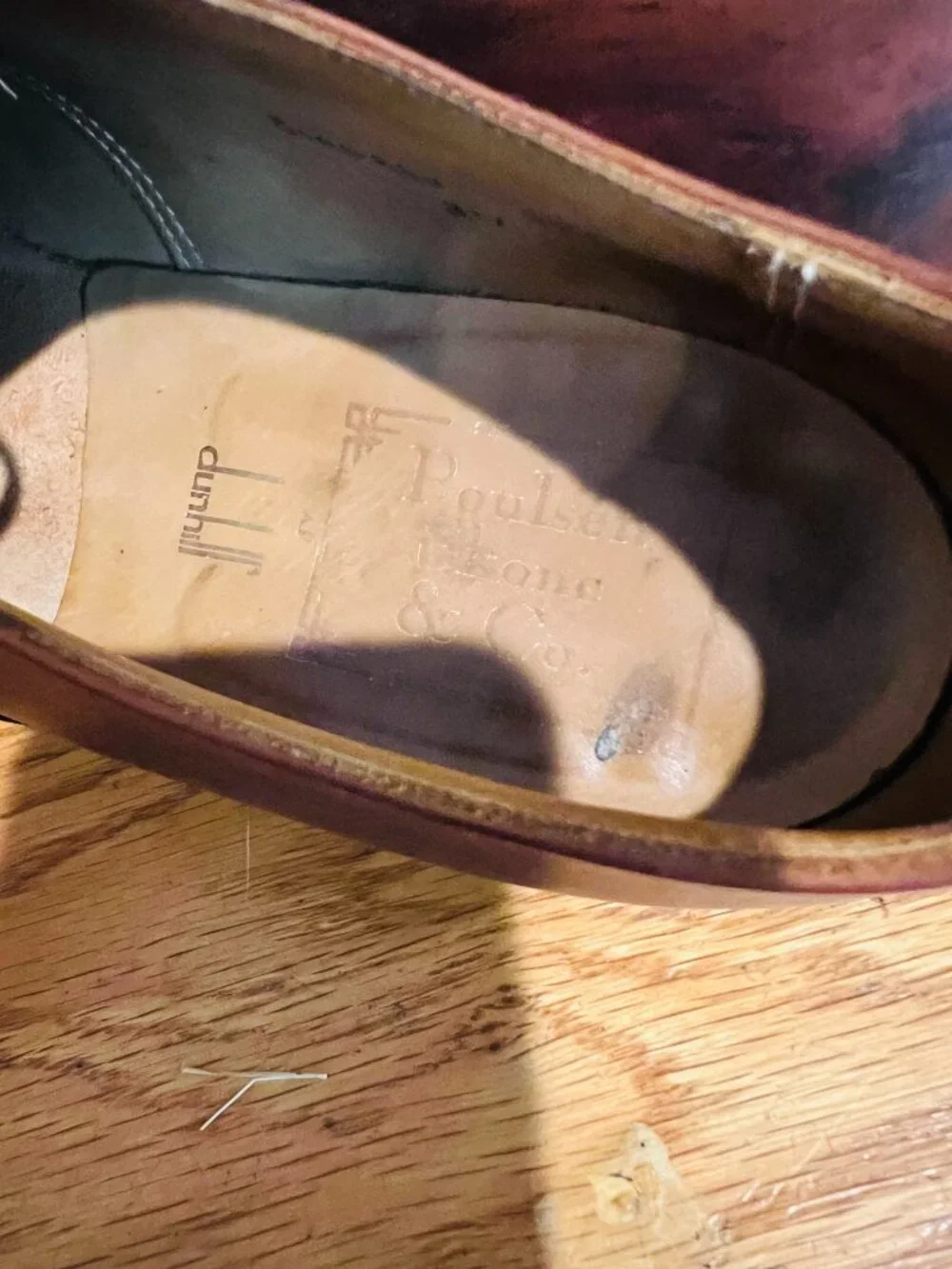 Dunhill X Poulsen & Skone Derby Dress Shoes In Brown Size 9.5 D US $930